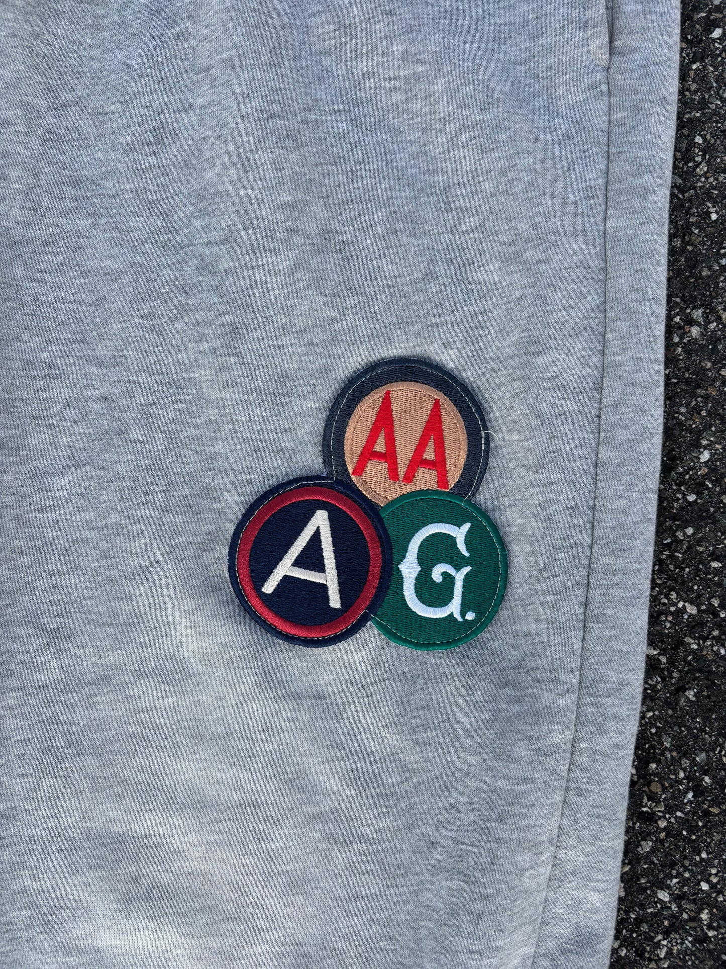 Baggy Patch Worked Sweats